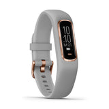 Garmin vivosmart 4, Activity and Fitness Tracker w/Pulse Ox and Heart Rate Monitor Rose gold w/ Gray Band Small/Medium