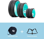 Chirp Wheel+ Foam Roller for Back Pain Relief, Muscle Therapy, and Deep Tissue Massage 3-Pack