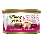 Fancy Feast Poultry and Beef Feast Classic Pate Collection Grain Free Wet Cat Food Variety Pack - (30) 3 oz. Cans Beef, Chicken & Turkey 3 Ounce (Pack of 30) Standard Packaging