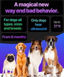 2023release Dog Bark Deterrent Device, Stops Bad Behavior | No need yell or swat, Just point to the dog (your or neighbors), Hit the Button | Long Range Ultrasonic | Bark Collar Alternative
