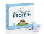 Multi Collagen Hydrolyzed Protein Powder (8oz) - Types I, II, III, V & X - Grass Fed Bovine (Peptan®), Wild Caught Marine, Free Roaming Chicken & Eggshell Collagen Peptides, Non-GMO, GF. 8 Ounce (Pack of 1)
