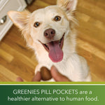 GREENIES PILL POCKETS Capsule Size Natural Dog Treats Chicken Flavor, 15.8 oz. Value Pack (60 Treats) 15.8 Ounce (Pack of 1) Green