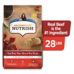 Rachael Ray Nutrish Premium Natural Dry Dog Food, Real Beef, Pea, & Brown Rice Recipe, 40 Pound Bag (Packaging May Vary) Dry Food Beef, Pea & Brown Rice 40 Pound (Pack of 1)