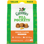 GREENIES PILL POCKETS Capsule Size Natural Dog Treats Chicken Flavor, 15.8 oz. Value Pack (60 Treats) 15.8 Ounce (Pack of 1) Green