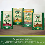 GREENIES PILL POCKETS Capsule Size Natural Dog Treats Chicken Flavor, 15.8 oz. Value Pack (60 Treats) 15.8 Ounce (Pack of 1) Green
